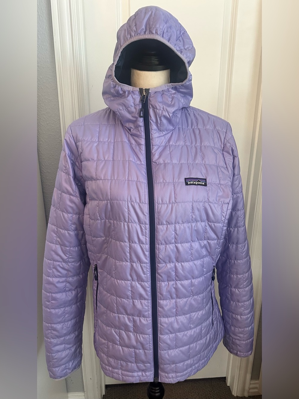 Patagonia Women's Quilted Hooded Puffer Jacket - Lavender